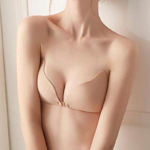 [RGN4R4TR]붙이는브라 가디언블루 볼륨업 브라 누드브라