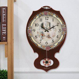 무소음 우드 추벽시계 CHT-329