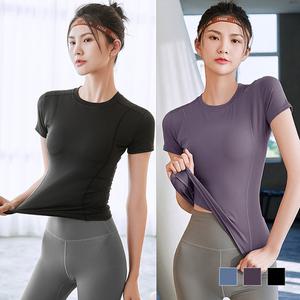 [블랑블랑]요가 필라테스 반팔상의 SD-220504