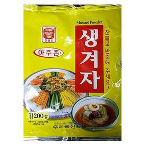 [RG1QQR8T]업소용 중국집 식자재 맷돌표 생겨자가루 200g