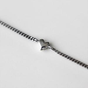 [RG4NR796]Silver925 Antique heart bracelet 실버 발찌