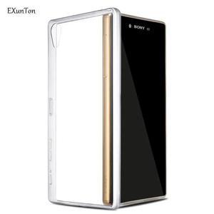 소니 Xperia Z2 Z3 Z4 Z5 XZ XA1 XA2 Plus Ultra XA3 컴팩트 프리미엄 실리콘 클리어 커버 용 투명 소프트