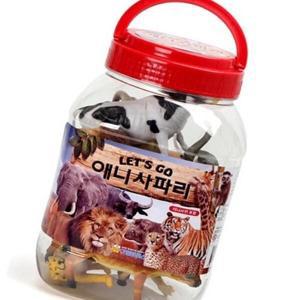 [기타]레써니 동물 피규어 11pcs 유아 코끼리 물소 표범