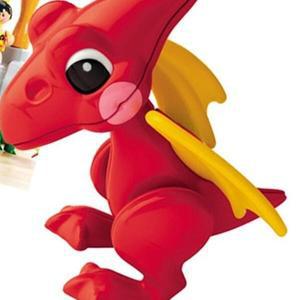 [기타]레써니 테로닥틸 공룡 인형 레드 유아 모형 유아동장난감 어린이장