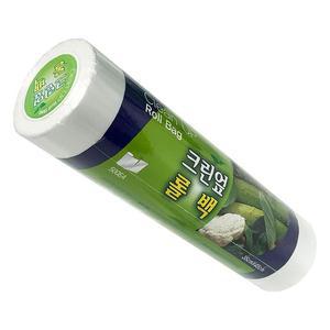 국산 HDPE 질기고 두꺼운 대용량 일회용 주방 위생롤백 크린 엎 롤백 대형 35X45 500