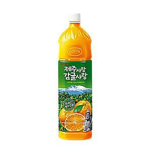 (NEW) 제주사랑감귤사랑 1.5L 12펫 감귤주스 x4BOX