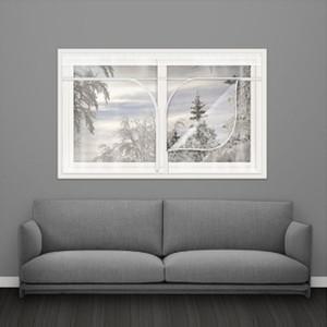 방풍비닐 외풍차단 창문 200x120