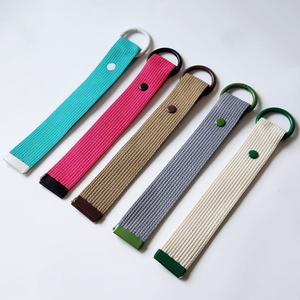 한글 알파벳 이니셜 양면 스트랩 와펜키링 네임택 DIY 키트 패치선택 백참 19cm