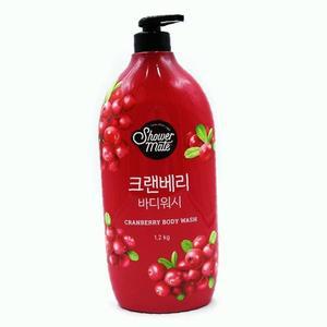 [XBK178M6]목욕용품 샤워메이트 크랜베리 바디워시 1200g