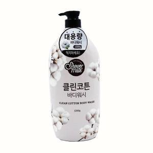 [XBK178L3]1200g 목욕용품 클린코튼 샤워메이트 바디워시
