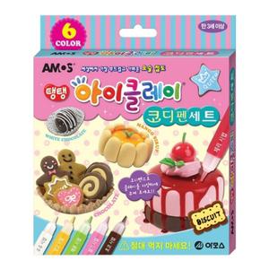 아모스 탱탱 아이클레이 코디펜 세트 칼라 클레이 컬러 부드러운 점토 미술 놀이 
