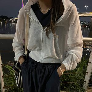 [난닝구] 카너보 시스루후드집업