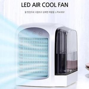 [XBF36899]LED 탁상용 냉풍기 북유럽풍 무드등 선풍기