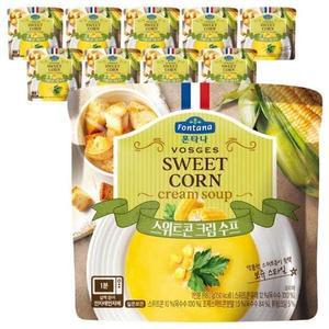 [XBF46450]폰타나 스위트콘 크림수프 180g 10개입