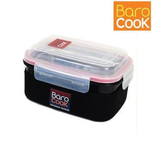 [XB3KHJ2M]바로쿡 발열 도시락 850ml 1P 음식조리 보온