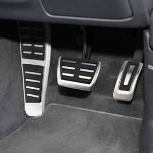자동차 가스 연료 브레이크 데드 레스트 풋 페달 커버 캡 패드 트림 아우디 A7 S7 RS7 4G 20102017 A6 S6 R