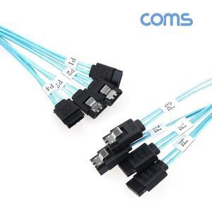 [XBG1K594]Coms SATA3 연장 하드 HDD 케이블 6Gbps SATAx4