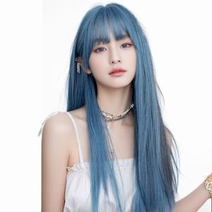 키라비 가발 여성 통가발 스트레이트 긴머리 코스프레가발 61cm KPE-339