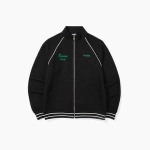 디아도라 Diadora 아티산 트위드 래글런 트랙자켓 BLACK