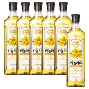 사조해표 해표 카놀라유 900ml 6개