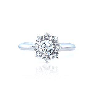 [미꼬]샤프란 다이아몬드 반지 0.5ct (GIA/F.SI1/3EX/NONE)