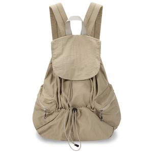 쿠키 스트링 백팩 미니 베이직 데일리 스트링백 초경량 나일론 보부상백 학생백 여행 보조 가방