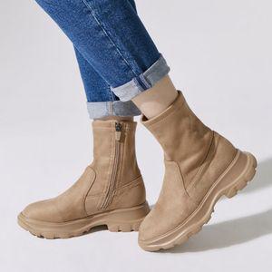 엠.무크 원콧 스판부츠 스웨이드 베이지 516223609UP