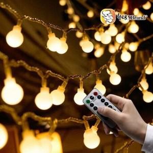 방배비즈 크리스마스소품 100구 LED 감성 앵두 전구 조명 인테리어 캠핑 알 크리스마스