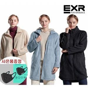 [EXR](사은품증정) EXR 여성 쉐르파 후리스 롱 자켓 3종 택1
