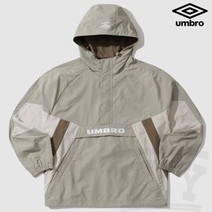 엄브로 컬러블럭 후드 아노락 UP121CWT25 BEI