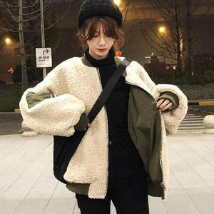 [HYIJUSGZ_4B]리버시블 점퍼 뽀글이 항공 양면 여성 양털