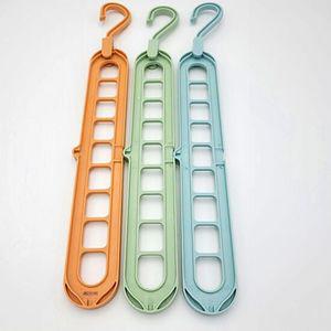 9구 멀티옷걸이 블루