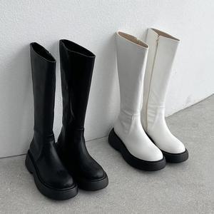 [HYIJTGUN_4B]가을 가을부츠 겨울 로우힐워커 부츠