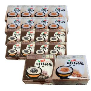 부일농산 평창 쥐눈이콩 나또 + 노란콩 나또 50g 36개 (각 18개)