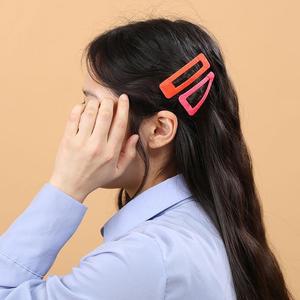 [HYIJ9I44_4B]잔머리고정핀 세모 네모 똑딱핀 2p 머리핀