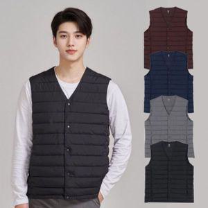 [옷자락]남자 여자 공용 내피 데일리 경량 패딩 조끼