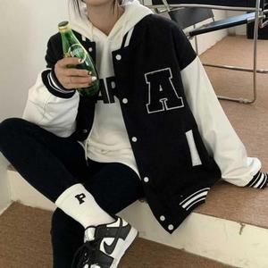 [오노마] ONM 여자 대학생 윈터 기모 겨울 따뜻 야구 점퍼 항공 점