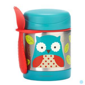 스킵합 유아 아기 보온 도시락 이유식 죽통 부엉이