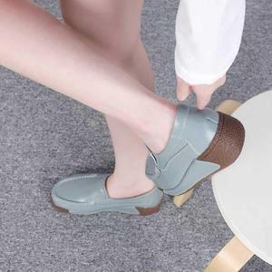 [HYIJQQBS_4B]여성화 단화 로퍼 편한 통굽 둥근코