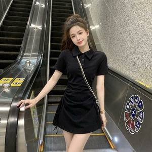 [오노마] ONM 찰랑 골지 셔링 미니원피스 USL-D112