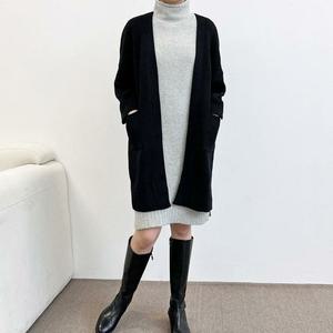 [오노마] ONM UPP 1032 여자오버핏 오픈롱가디건