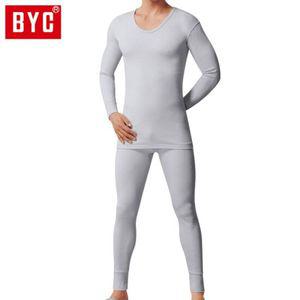 BYC 남성 내복 베이직 상하 DOLT6654-그레이