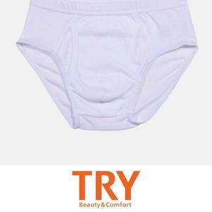 [라일리] Rly 트라이 고급 순면 소재 백색 아동 삼각 팬티 남성속옷