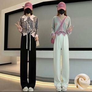 [오노마] ONM 여성 겨울 기모안감 따뜻한 골덴바지 와이드핏 팬츠