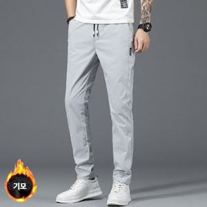 기모슬랙스 허리밴딩 털안감 일자팬츠 IS-TTP06