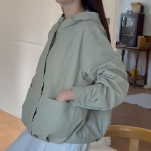 [신상오픈런] 봄바람막이 벌룬 똑딱이 루즈핏점퍼 후드집업 아노락