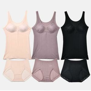 [오노마] ONM 풀컵 인견 노와이어 몰드 브라런닝 팬티 세트 사계절