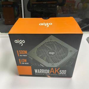 Aigo AK 500W PC PSU 전원 공급 장치 BTC용 데스크탑 컴퓨터 게임용 저소음 블랙 RGB 선풍기 24 핀 12V ATX