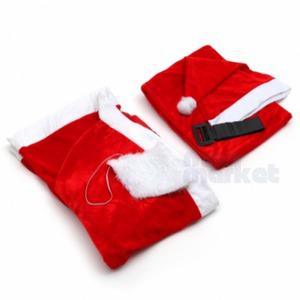 산타복 5종세트 고급형 할로윈 코스프레 SANTA