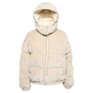 [명품] 24FW DAOS 로고 패치 코듀로이 패딩자켓 크림 1A001 40 89AOK 20N